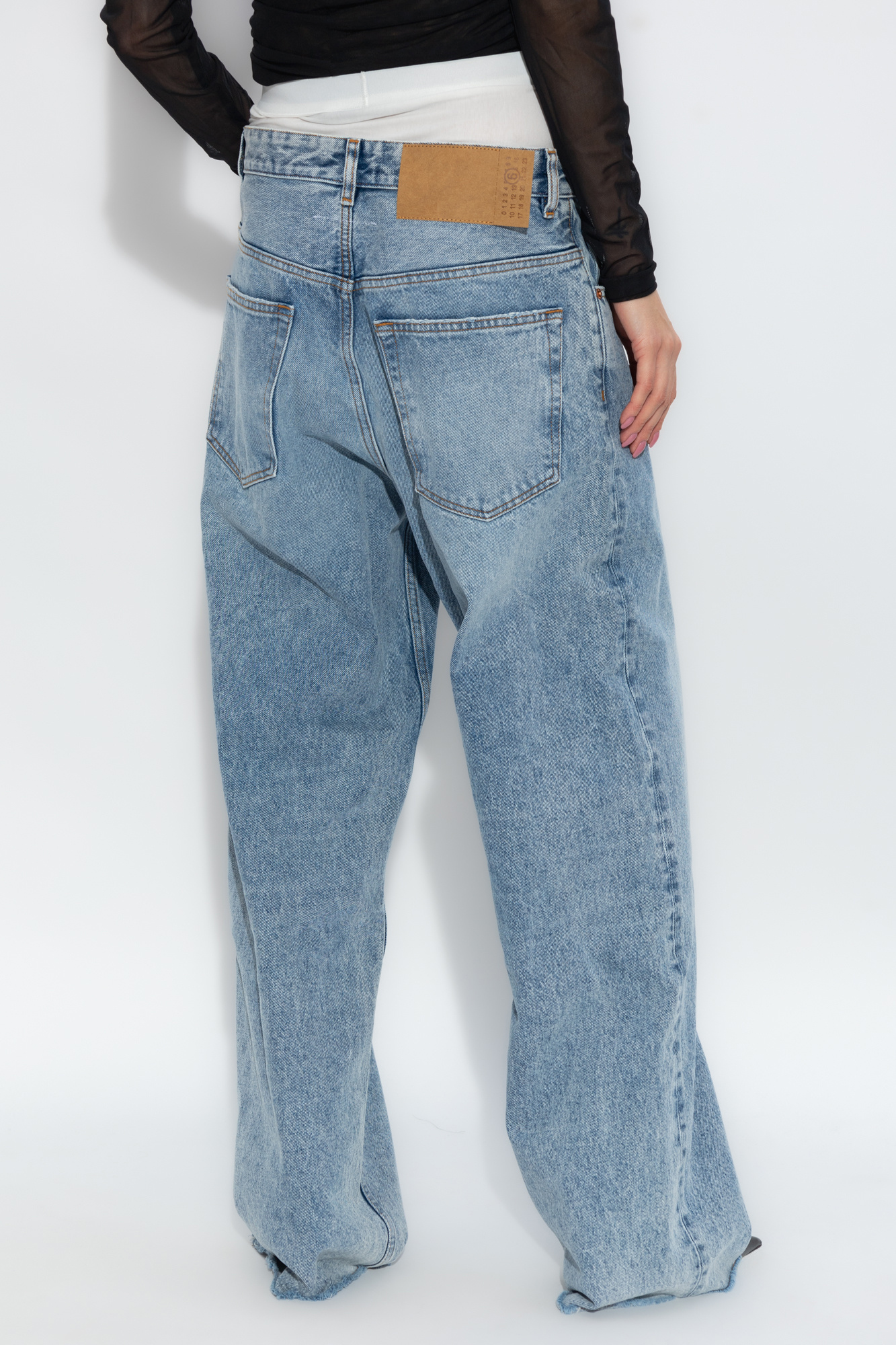 Blue Distressed jeans MM6 Maison Margiela - SECOND SKIN